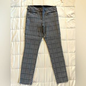 Hollywould Women Office Dressy Leggings Skinny Trousers with Print Size L